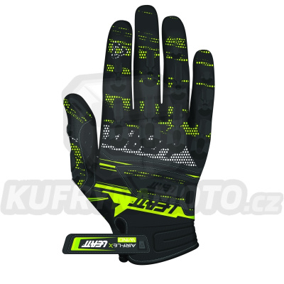 LEATT rukavice AIRFLEX WIND velikost L barva černá/zelená NEON