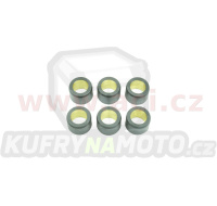 válečky variátoru (průměr 20 x 15 mm), váha 12,5 g, Athena (sada 6 ks)