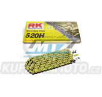 Řetěz RK 520 H (118čl) - netěsněný/ bezkroužkový (žlutý)