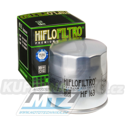 Filtr olejový HF163 (HifloFiltro) - BMW K75 + R850C + R850R + K1 + K100 + K1100 + R1100 + R1150 + K1200 + R1200