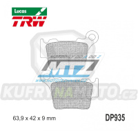 Destičky brzdové DP935-LUEC TRW Lucas MCB743EC - směs Allround Economy