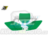 Polepy číslových tabulek (vystřižené) - Kawasaki KXF450 / 06-08 - barva zelená