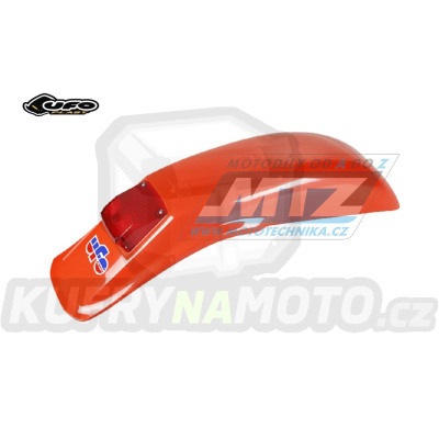 Blatník zadní UFO Vintage - ME08027-F - univerzální + Enduro se světlem – 125+250+500 / 83-93 (Honda XR350+XR500 a podobně) - barva oranžová