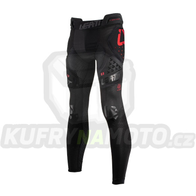 LEATT kraťasy s chráničem IMPACT SHORTS 3DF 6.0 black barva černá velikost XL