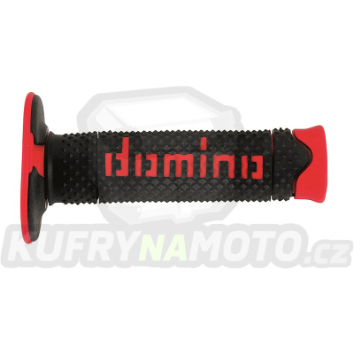 Rukojeti gripy Domino Tommaselli off road D.S.H. barva černá červená