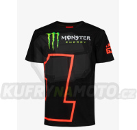 Triko VR46 BAGNAIA Monster Energy 1 černé 512604