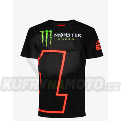 Triko VR46 BAGNAIA Monster Energy 1 černé 512604