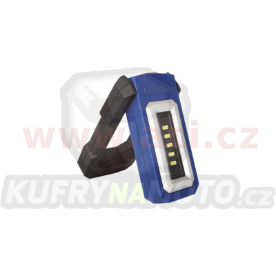 pracovní svítilna LED výklopná, nabíjecí, s magnetem a uchem pro zavěšení KUNZER