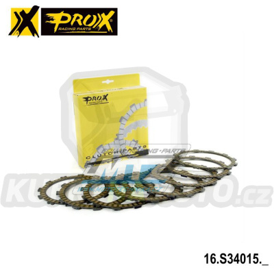 Lamely spojkové třecí (s obložením) Prox 16.S34015 - Kawasaki KLX400R+KLX450R+KFX400 + Suzuki DRZ400+LTZ400 QuadSport