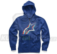 Mikina Alpinestars Zip Hoody Glitch Blue