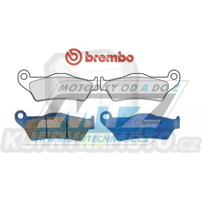 Destičky brzdové Brembo (originál Brembo Genuine Parts) - směs Ceramic Carbon TT