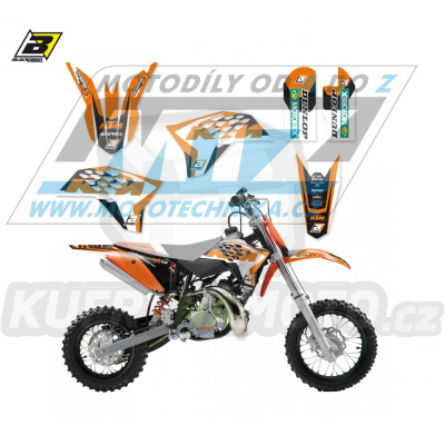 Polepy na motocykl (sada polepů Dream) KTM 50SX / 09-15 - typ polepů Dream4