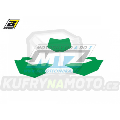 Polepy číslových tabulek (vystřižené) - Yamaha WRF250 / 15-19 + WRF450 / 16-18 - barva zelená