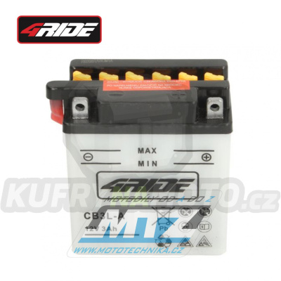 Baterie (akumulátor motocyklový) 4RIDE YB3L-A (12V-3Ah)