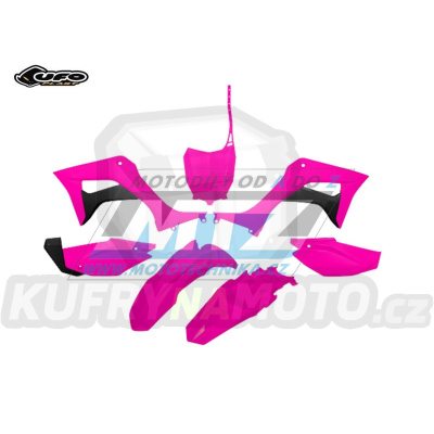 Sada plastů Honda CRF110F / 19-25 - barva FLUO růžová (neon růžová)