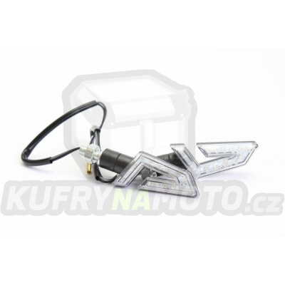 LED miniblinkry MOTION STUFF AERO matná černá