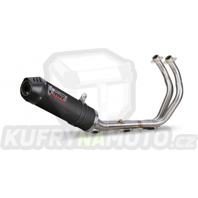 Výfuk kompletní 2x1 MIVV OVAL Y.058.L3C Carbon / Carbon cap