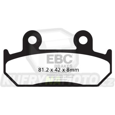 Brzdové destičky EBC FA121