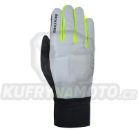 rukavice BRIGHT GLOVES 2.0, OXFORD (černá/reflexní/žlutá fluo)