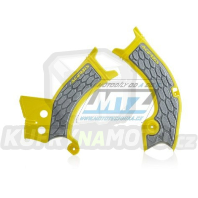 Kryty rámu Suzuki RMZ250 / 19-24 + RMZ450 / 18-24 - barva žluto-šedá