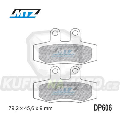 Destičky brzdové DP606-FM - MTZ směs Offroad-Profi