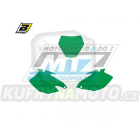 Polepy číslových tabulek (vystřižené) - Yamaha YZF250+YZF450 / 06-09 - barva zelená