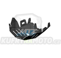 Kryt pod motor hliníkový Dual Sport - Kawasaki KLE650 Versys / 07-14 - barva černá