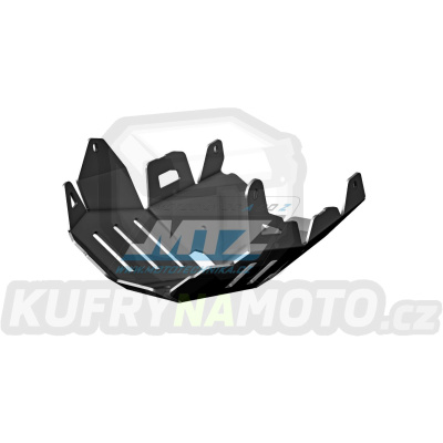Kryt pod motor hliníkový Dual Sport - Kawasaki KLE650 Versys / 07-14 - barva černá