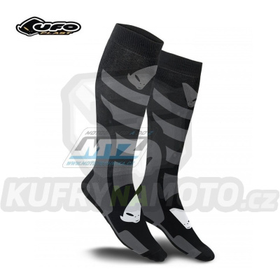 Podkolenky Ufo SOCKS - šedo-černé (pro velikosti 40/41/42)