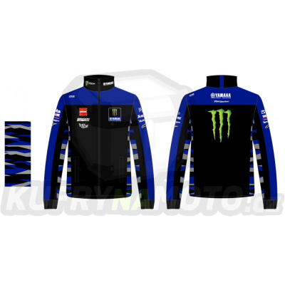 Mikina VR46 YAMAHA TWR černo/modrá 508804