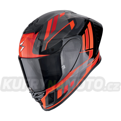 Moto přilba SCORPION EXO-R1 EVO II AIR VITAL černo/stříbrno/červená