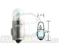 Žárovka J1,5W 6V 1,5W BA7s