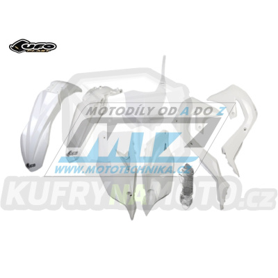 Sada plastů Kawasaki KXF450 / 19-23 + KXF250 / 21-24 - barva bílá