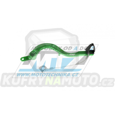 Pedál brzdy Kawasaki KXF450+KX450 / 06-20 + KLX450R / 06-20 - zelený