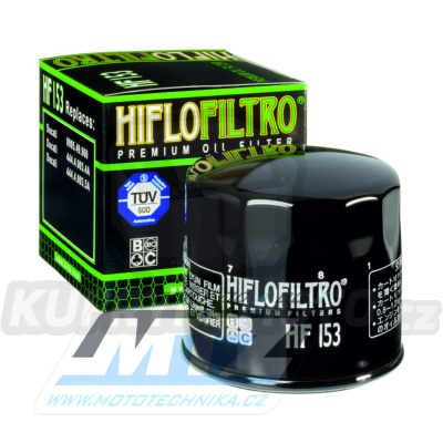 Filtr olejový HF153 (HifloFiltro) - Ducati Monster+Multistrada+Diavel+XDiavel + Sport+Supersport+Scrambler+Streetfighter + Hypermotard+Hyperstrada + Paso+EVO+Indiana + Cagiva Alazzurra+Elefant + Gilera Arcore + Bimota+Norton