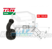 Koncovka brzdové hadice TRW VarioFlex MV10C45 (banjo 10mm zahnuté 45°) - barva černá