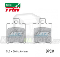 Destičky brzdové DP634-LUEC TRW Lucas MCB644EC - směs Allround Economy