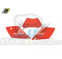Polepy číslových tabulek (vystřižené) - KTM EXC / 05-07 - barva červená