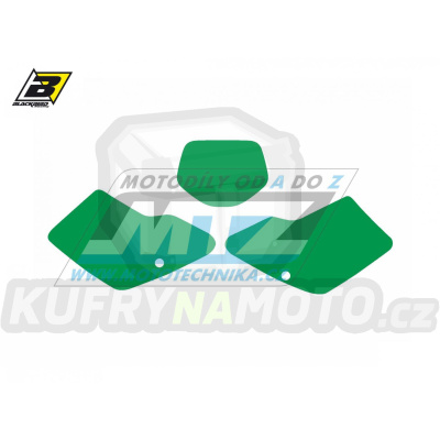 Polepy číslových tabulek (vystřižené) - GasGas EC125+EC250+EC300 / 00 - barva zelená
