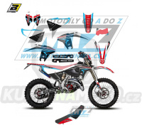 Polepy s potahem sedla (sada polepů a potah sedla Dream) - Fantic XE+XX / 21-23 - typ polepů Dream4