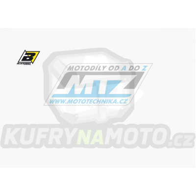 Polepy číslových tabulek (vystřižené) - Yamaha WRF250 / 07-14 + WRF450 / 07-11 - barva bílá