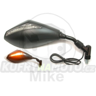 Rear view mirror with integral indicatnebo JMT ZR 0651 černá pravý