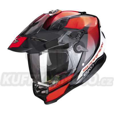 Moto přilba SCORPION ADF-9000 AIR TRAIL černo/červená