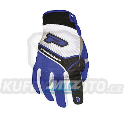 Rukavice motokros PROGRIP 4010/14 - modré - velikost XXL