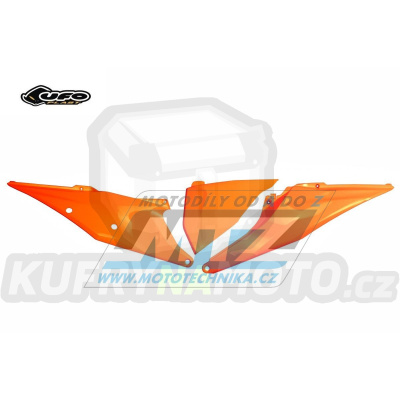 Bočnice + levý kryt air-boxu KTM 125SX+150SX+250SX + 250SXF+350SXF+450SXF / 19-22 + EXC+EXCF / 20-23 - barva FLUO oranžová (neon oranžová)