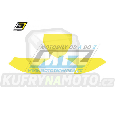 Polepy číslových tabulek (vystřižené) - Yamaha YZ65 / 19-23 - barva žlutá