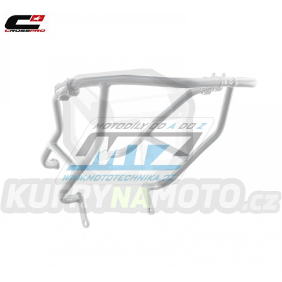 Padací rám Dual Sport Crash Bar - Honda NC750X / 25 + NC750X DCT / 25 - barva stříbrná (Ice Polished)