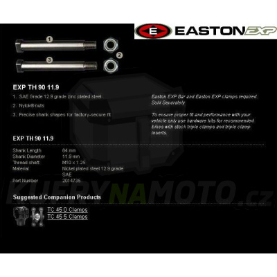 Montážní sada řidítek EASTON EXP EXP TH 90 11.9