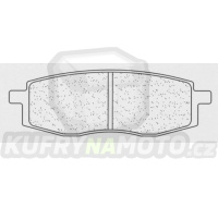 Přední brzdové destičky CL Brakes YAMAHA TT 350 (ITJ) 1985-1989 směs MX10 - akce