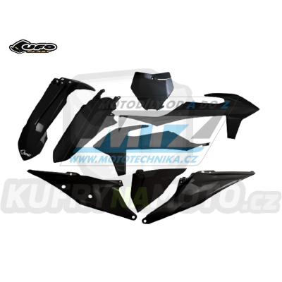 Sada plastů KTM 125SX+150SX+250SX + 250SXF+350SXF+450SXF / 19-22 + XC+XCF / 19-22 - barva černá